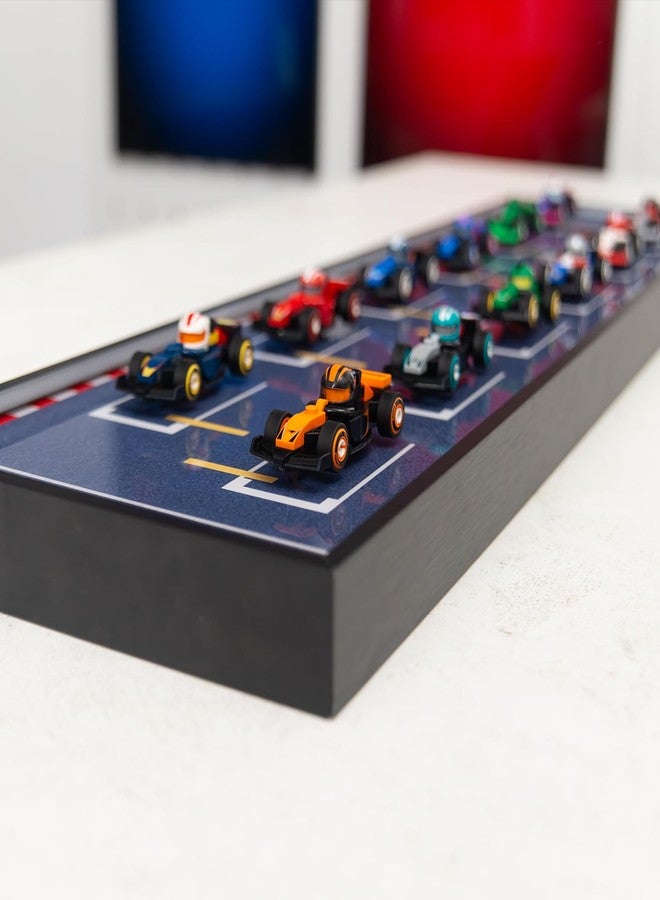 WETCEAOM Display Wallboard for Lego Collectables - F1 Race Cars 71049/66796, Compatible with Lego F1 Car Wall Mount Display Frame Lovers, Size:31.5 x 7.87 x 1.37in (Model not Included!) - Image 4